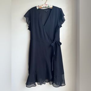 Black Wrap Around Dress